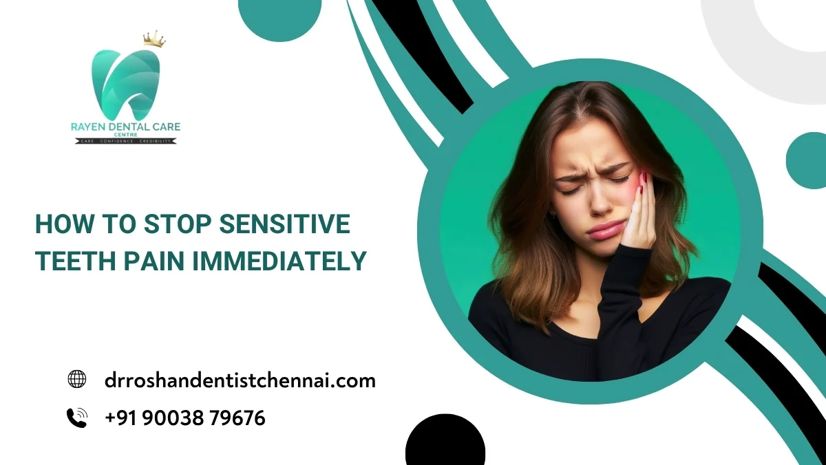 how to stop sensitive teeth pain immediately